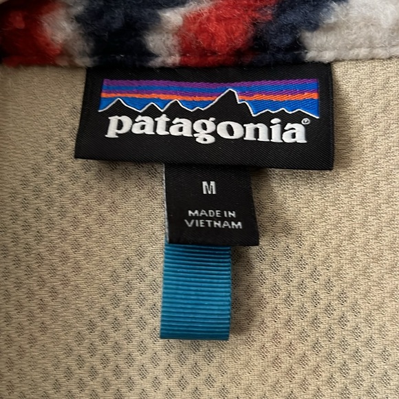 Like New🔥 Patagonia Classic Retro-X Fleece Jacket Brass Hawk: Smolder Blue M - Picture 3 of 17